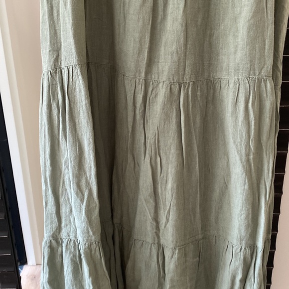 Army Green Prairie Maxi Dress - Picture 2 of 5